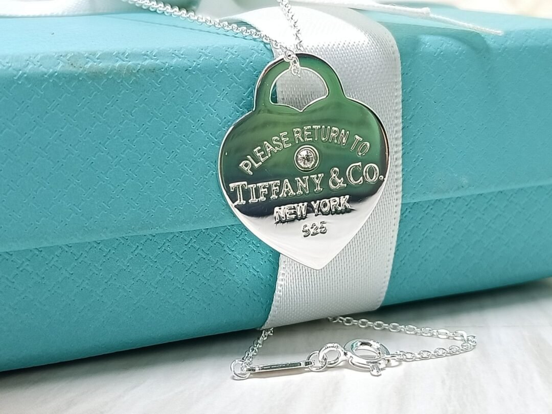Tiffany & Co. Sterling Silver Heart Pendant Necklace