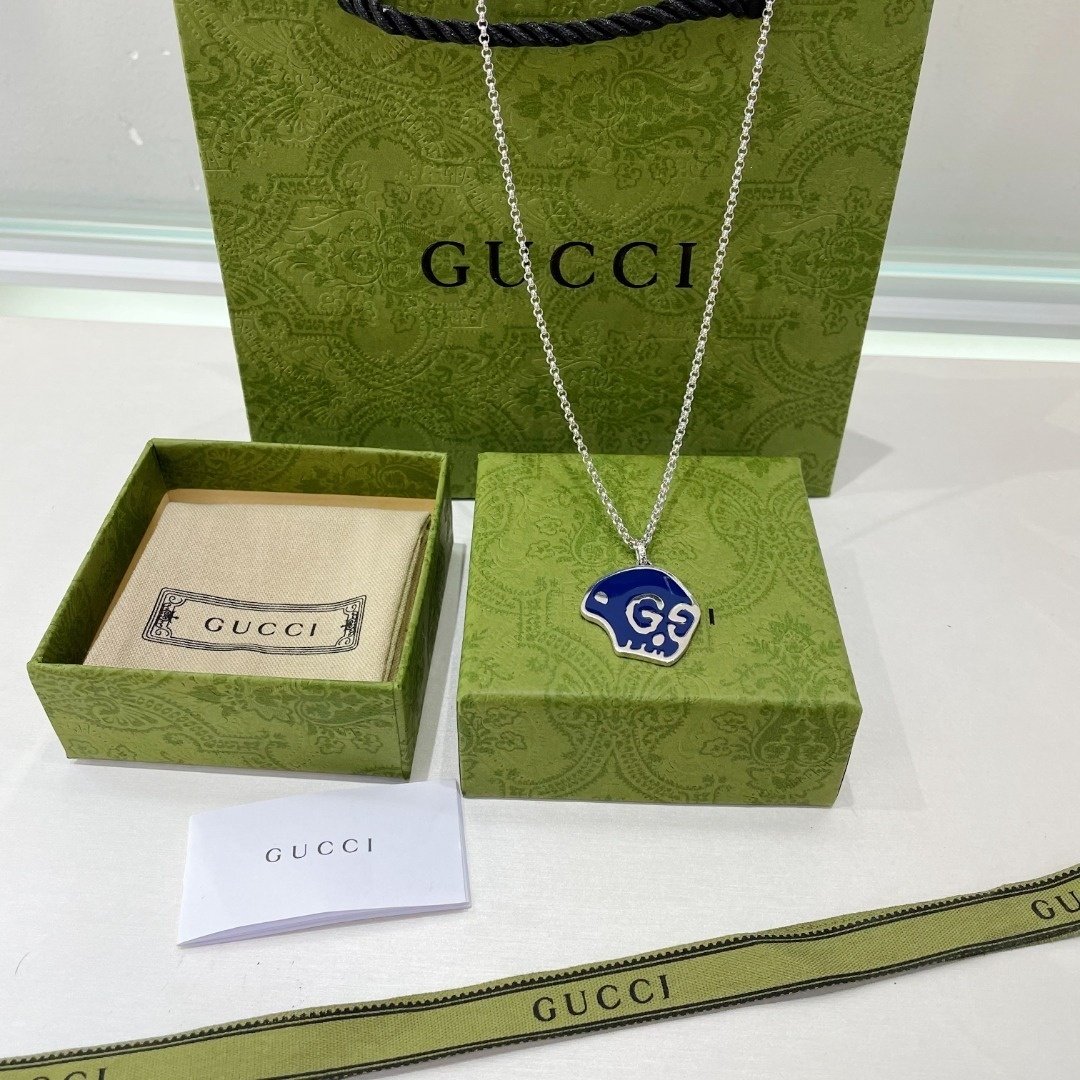 Gucci Color Hopping Sterling Silver Necklace - Image 7
