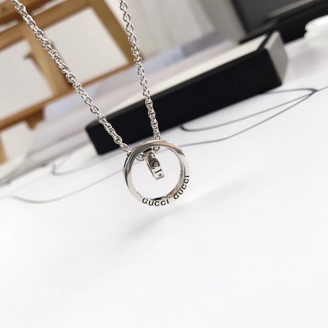 Gucci Sterling Silver Fortune Necklace - Image 6