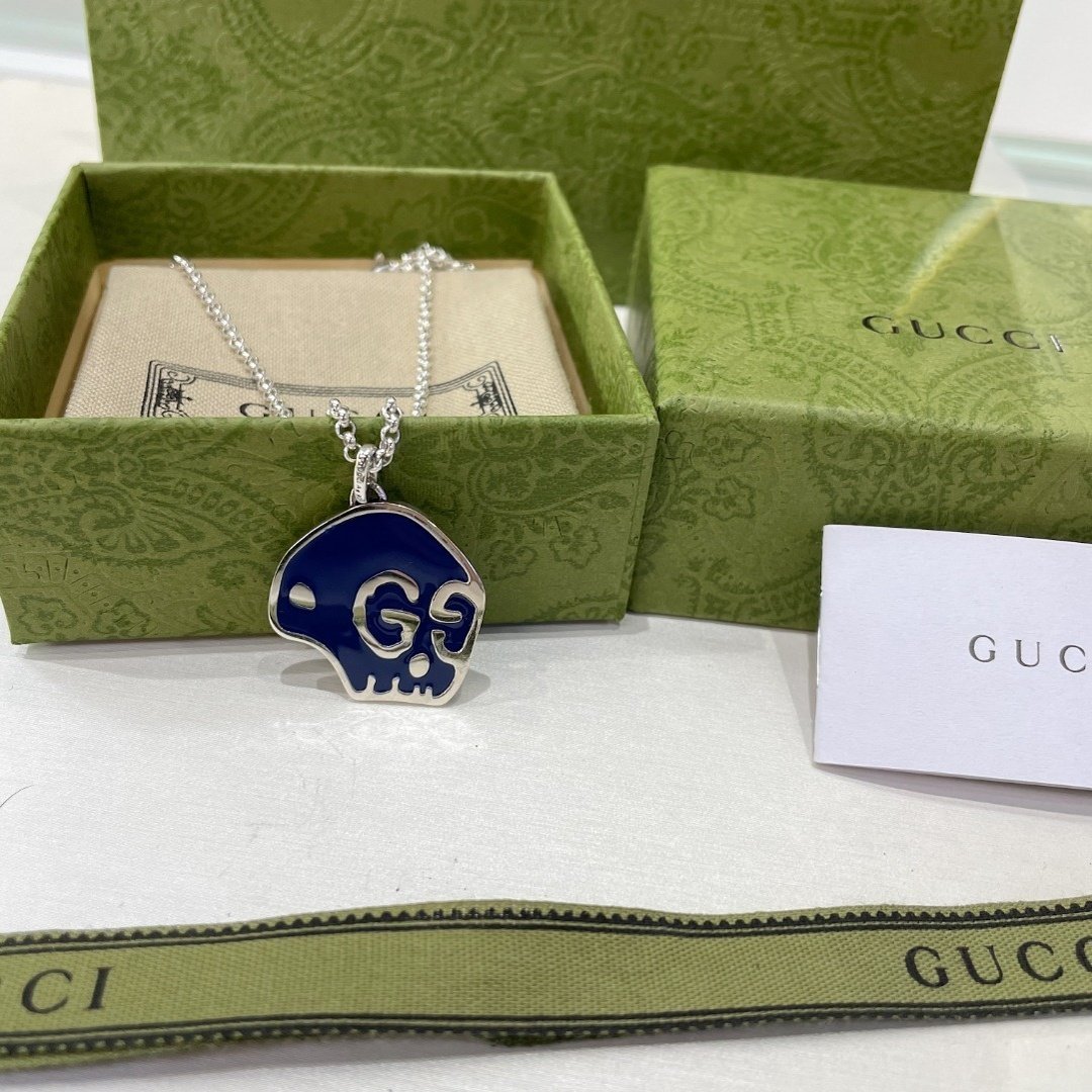 Gucci Color Hopping Sterling Silver Necklace - Image 5
