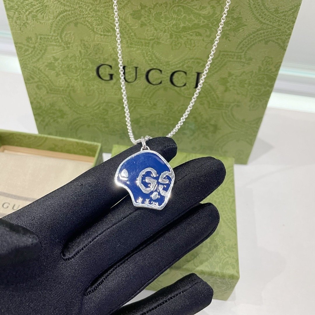 Gucci Color Hopping Sterling Silver Necklace