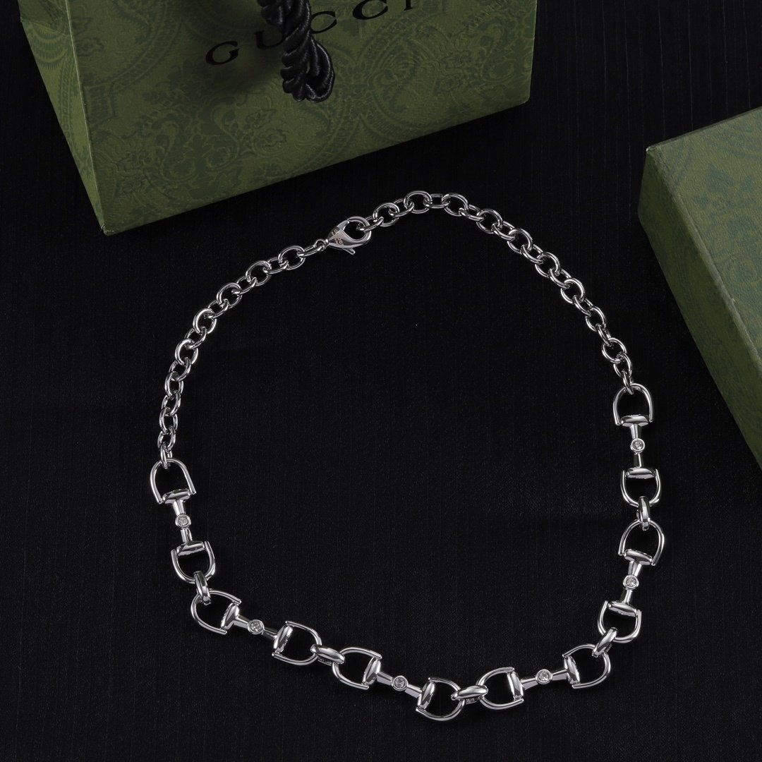 Gucci Sterling Silver Suit Bracelet