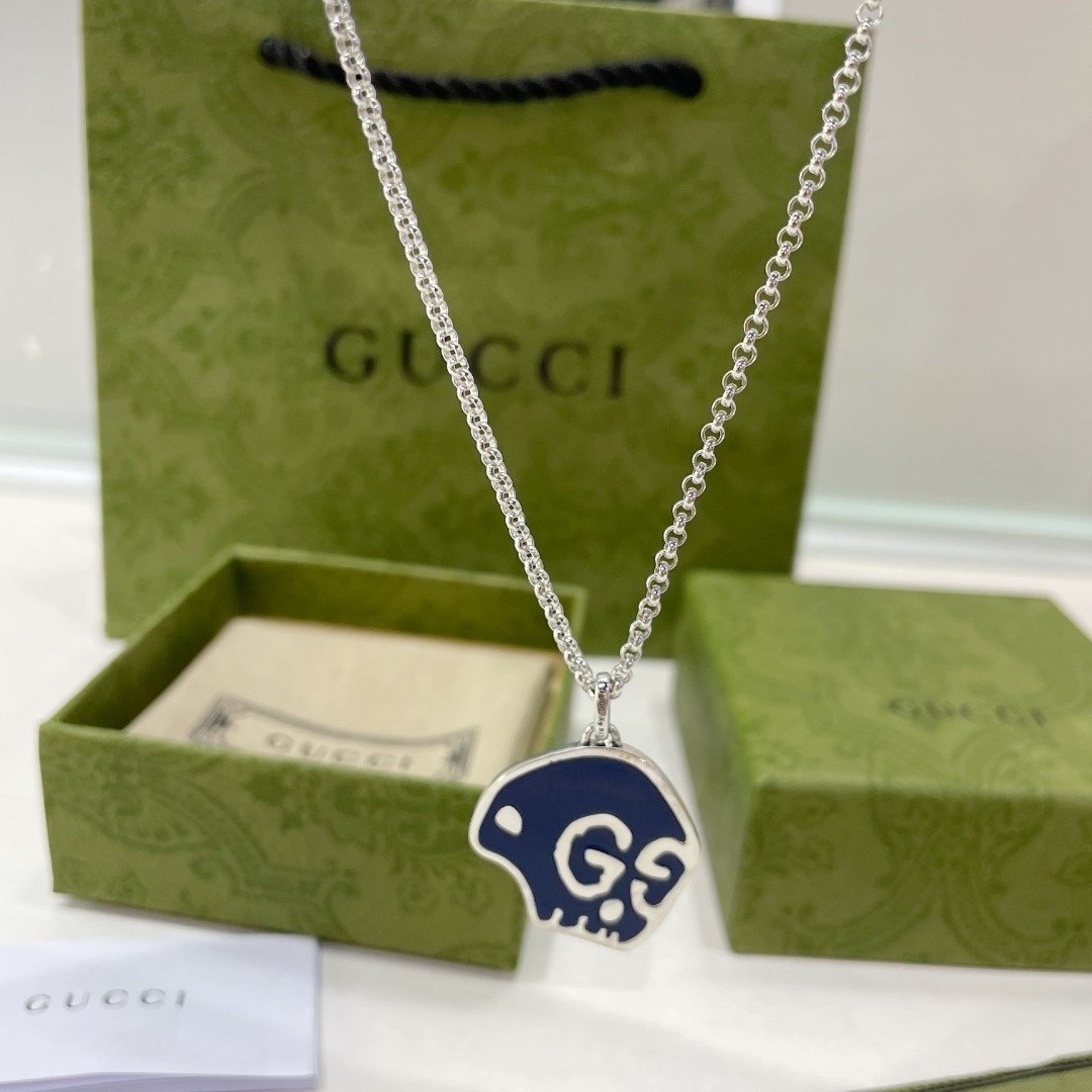 Gucci Color Hopping Sterling Silver Necklace - Image 3