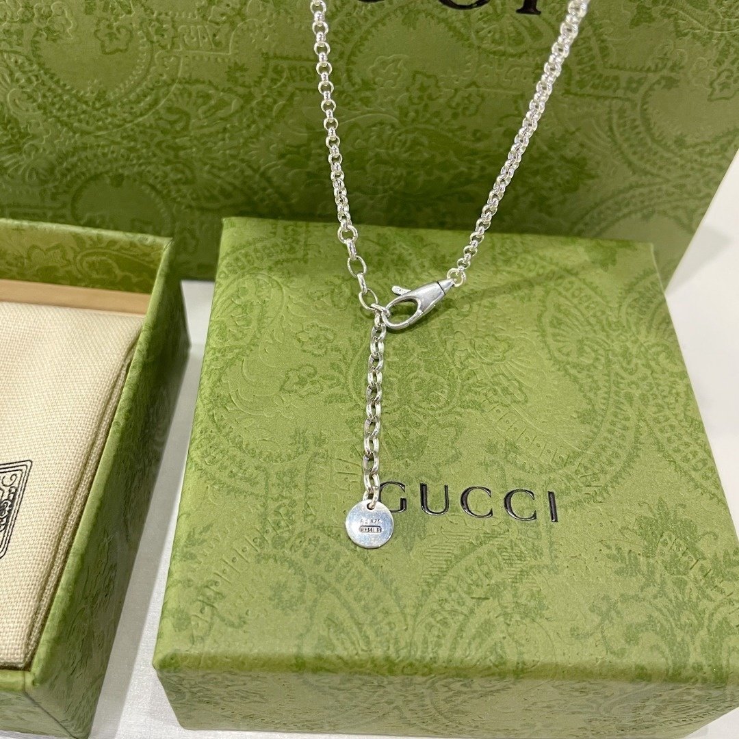 Gucci Color Hopping Sterling Silver Necklace - Image 6