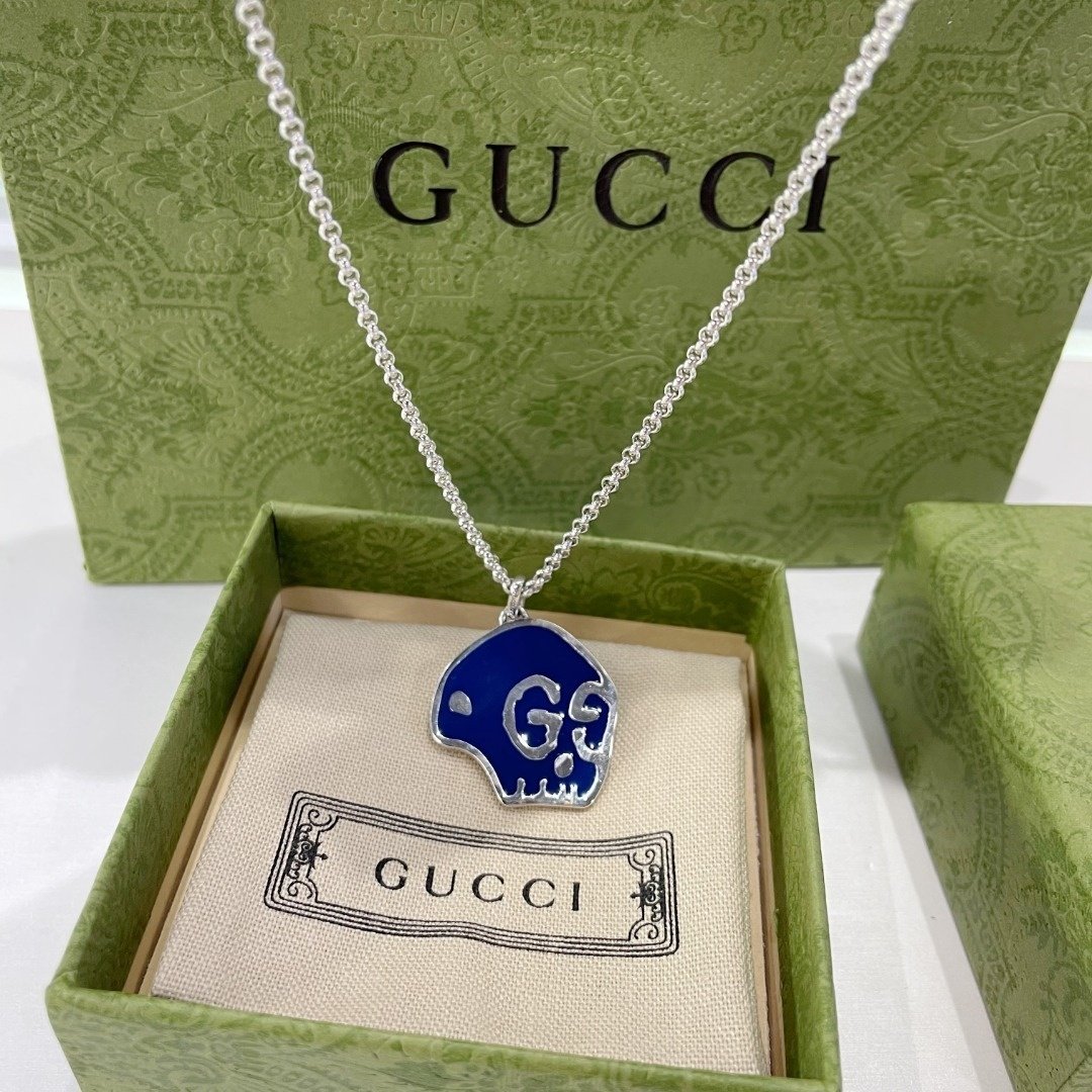 Gucci Color Hopping Sterling Silver Necklace - Image 2